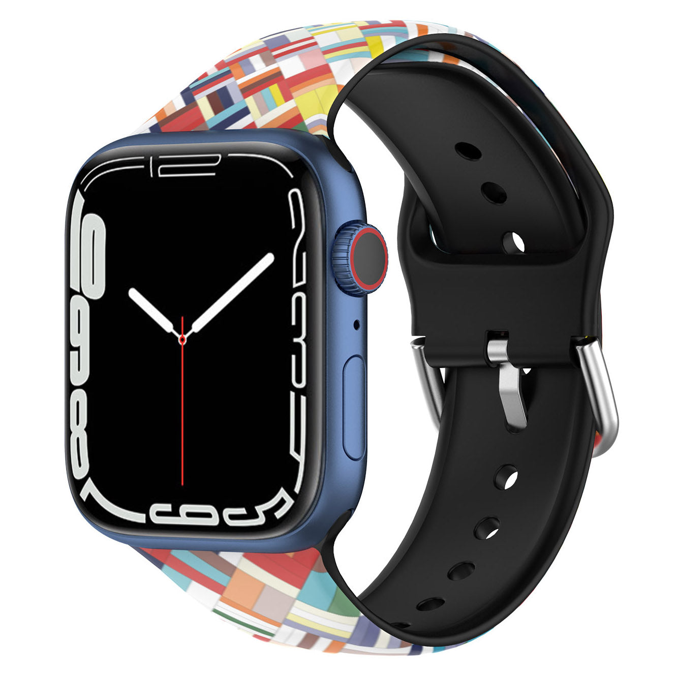 IML Colorful Pattern Printing Adjustable Silicone Wrist Straps Waterproof Smart Watch Band for Apple Watch Ultra 49mm Ultra 2 49mm Series 9 45mm SE (2023) 44mm Series 8 45mm 7 45mm 6 5 4 SE 44mm SE (2022) 44mm 3 2 1 42mm IML Colorful Pattern Printing Adjustable Silicone Wrist Straps Waterproof Smart Watch Band for Apple Watch Ultra 49mm Ultra 2 49mm Series 9 45mm SE (2023) 44mm Series 8 45mm 7 45mm 6 5 4 SE 44mm SE (2022) 44mm 3 2 1 42mm